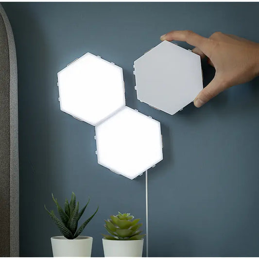 Luces led 3D modular 4 paneles