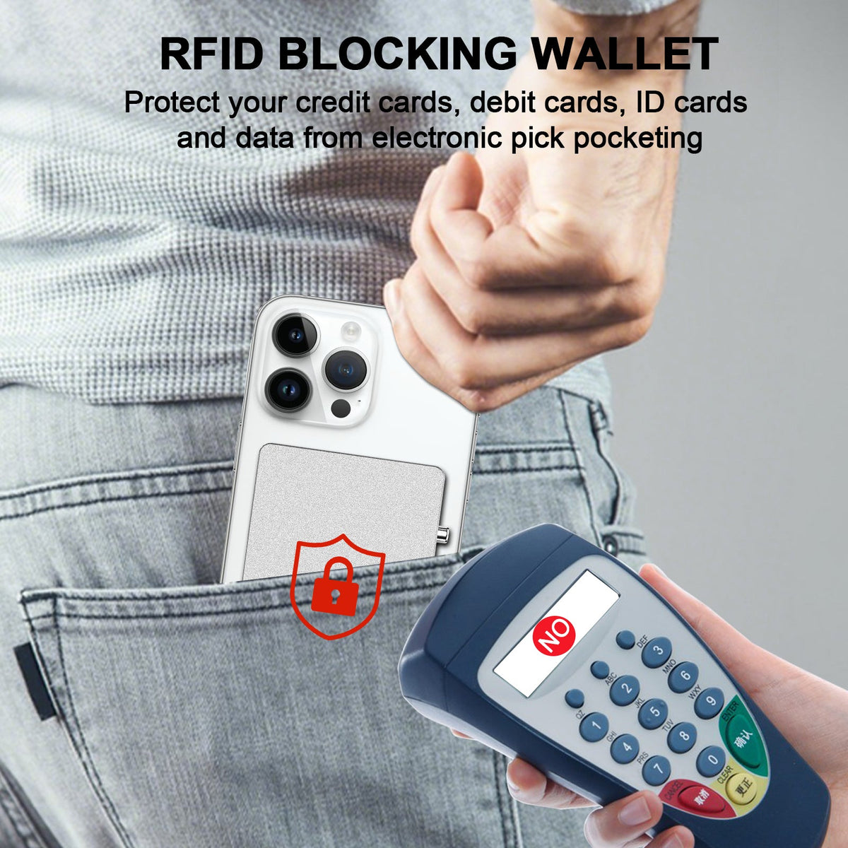 Cartera Metálica RFID TOYFID · Tarjetero Pop-Up con Soporte Ajustable para MagSafe