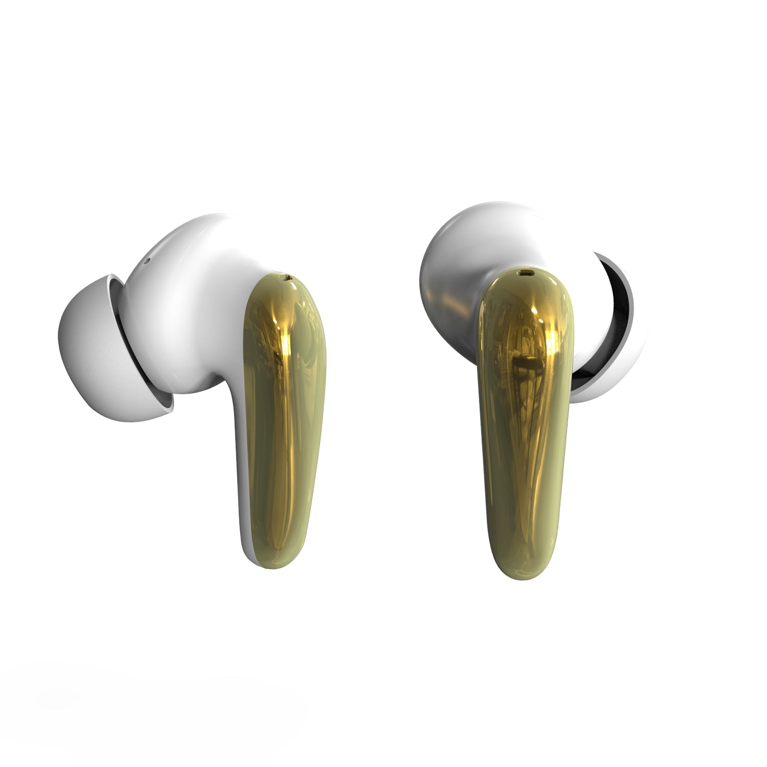 Auriculares Inalámbricos AIR Focus ANC Cancelación de Ruido · Blanco Perla y Dorado