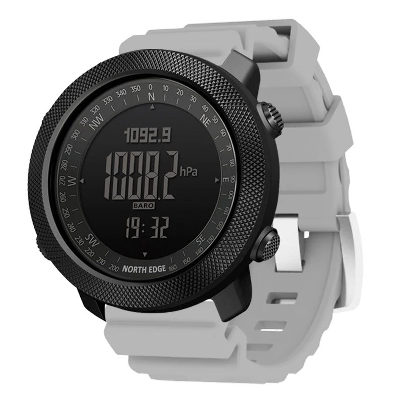 Reloj Deportivo North Edge · Sumergible 50 m con Brújula y Altímetro