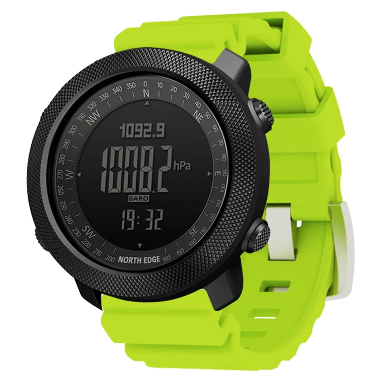 Reloj Deportivo North Edge · Sumergible 50 m con Brújula y Altímetro