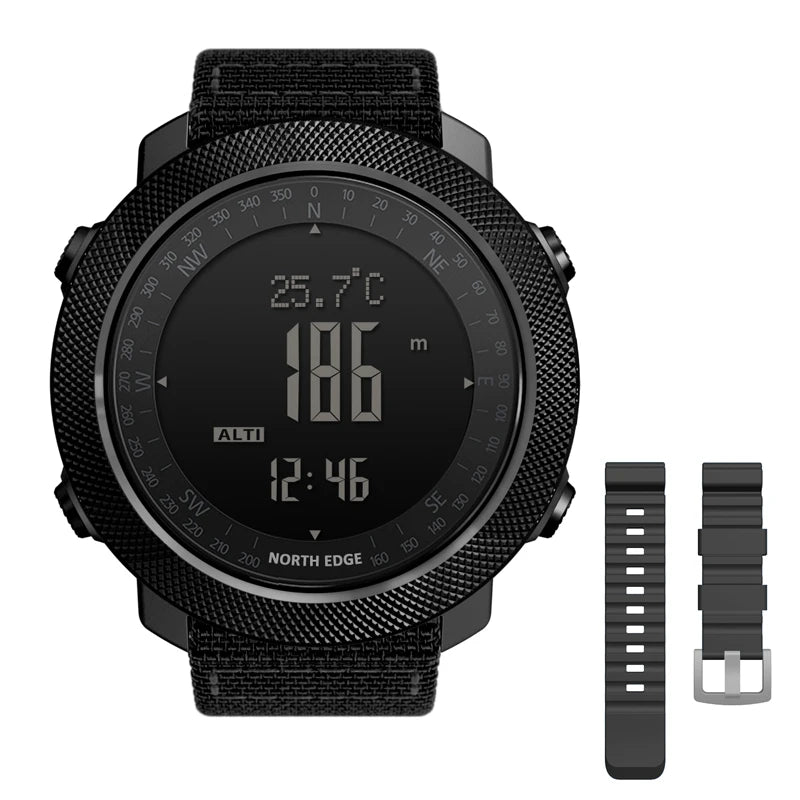 Reloj Deportivo North Edge · Sumergible 50 m con Brújula y Altímetro