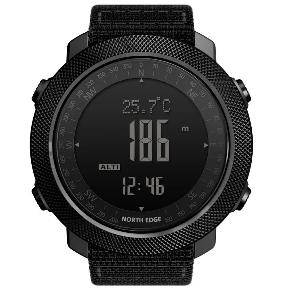 Reloj Deportivo North Edge · Sumergible 50 m con Brújula y Altímetro