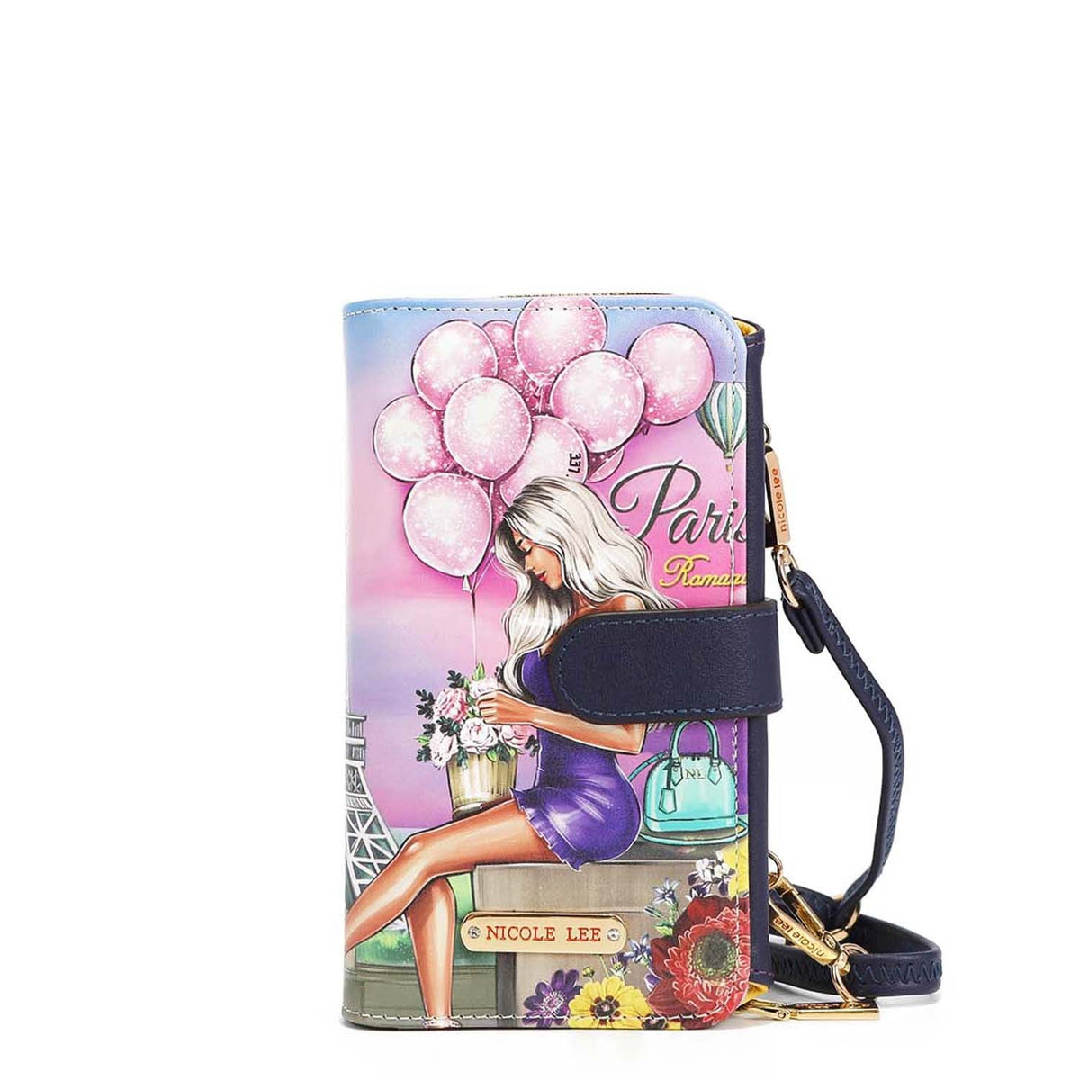 Funda de Móvil Plegable con Función de Bandolera