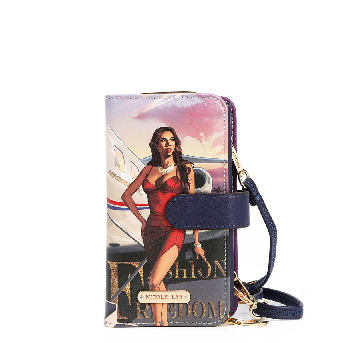 Funda de Móvil Plegable con Función de Bandolera