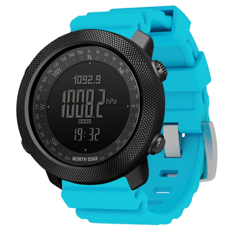 Reloj Deportivo North Edge · Sumergible 50 m con Brújula y Altímetro