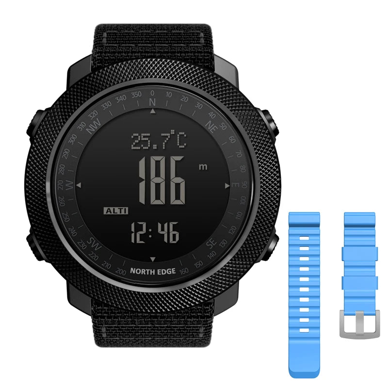 Reloj Deportivo North Edge · Sumergible 50 m con Brújula y Altímetro