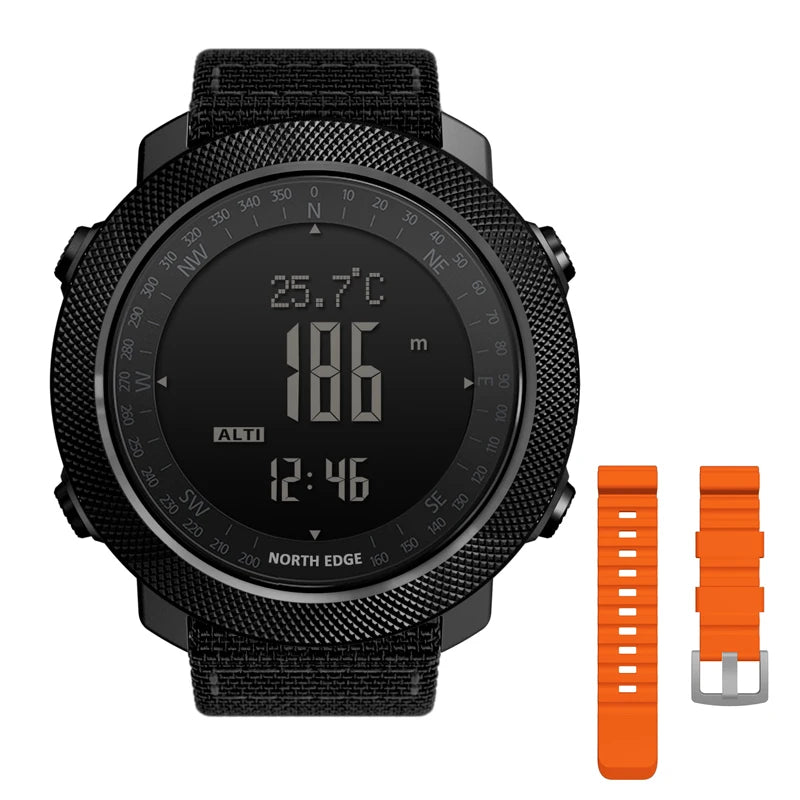 Reloj Deportivo North Edge · Sumergible 50 m con Brújula y Altímetro
