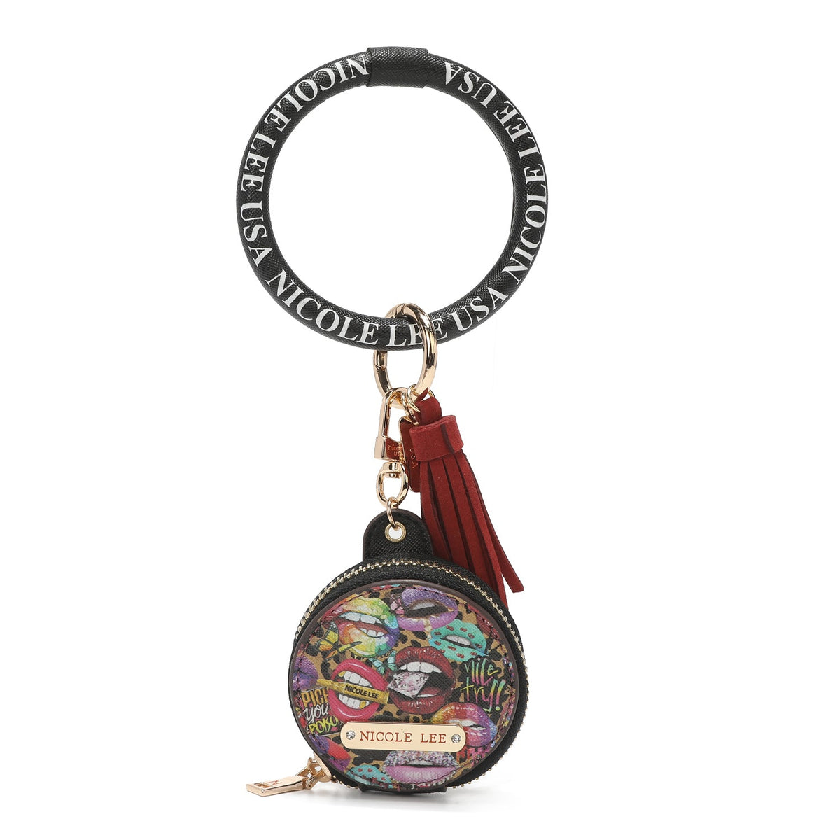 Pulsera con Llavero y Porta Audífonos