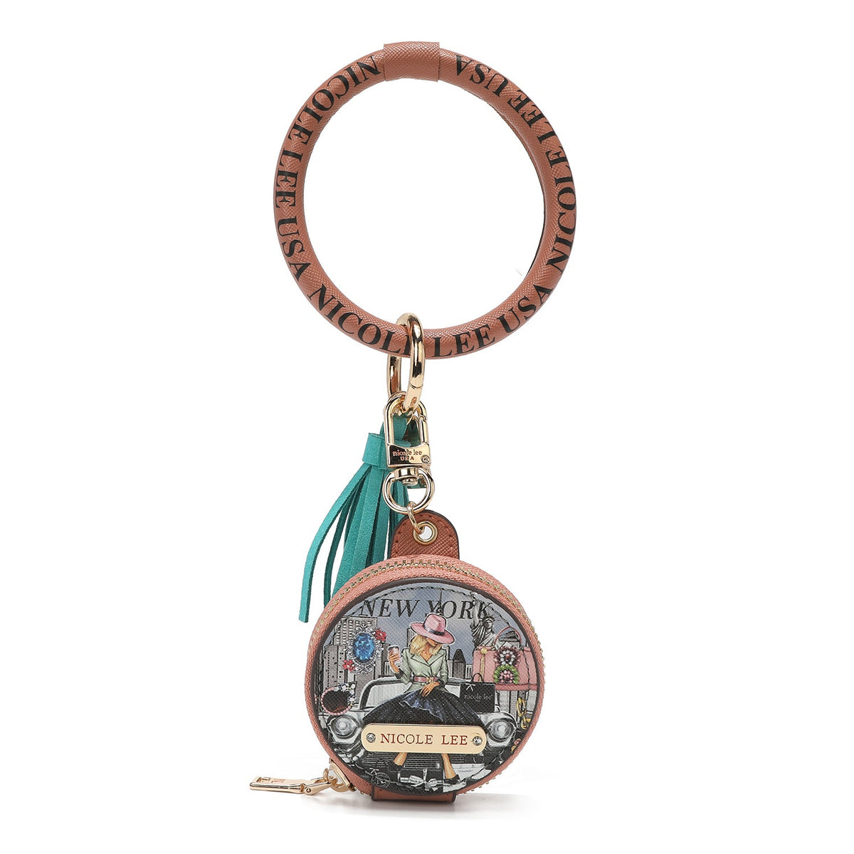 Pulsera con Llavero y Porta Audífonos