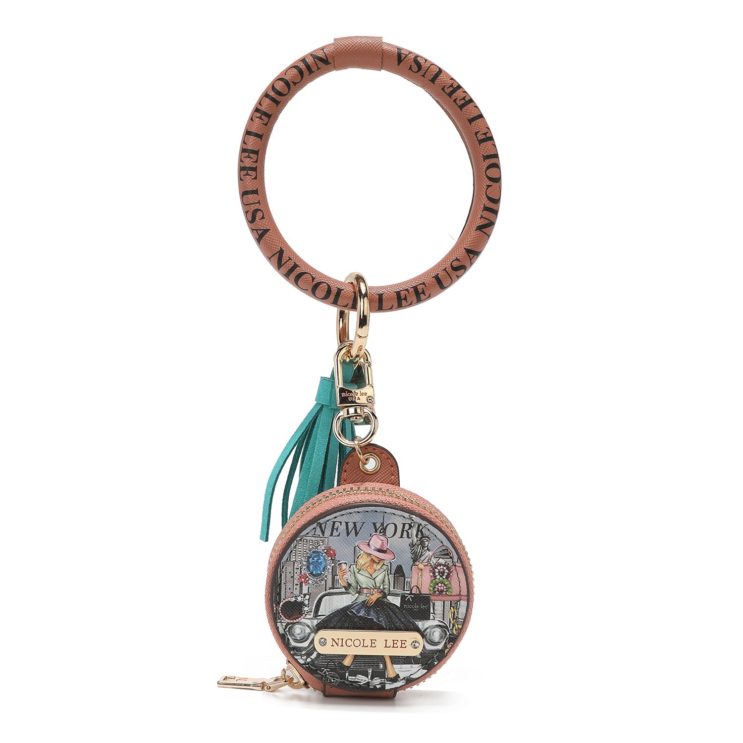 Pulsera con Llavero y Porta Audífonos
