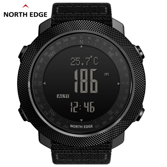 Reloj Deportivo North Edge · Sumergible 50 m con Brújula y Altímetro