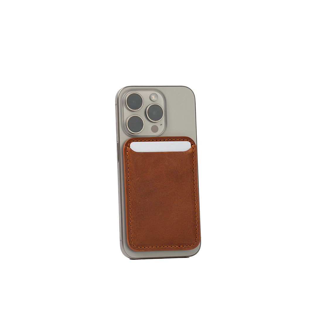 Cartera de Piel Genuina con MagSafe · Modelo Classic