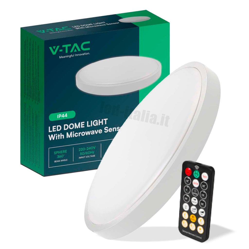 Plafón LED Blanco con Sensor