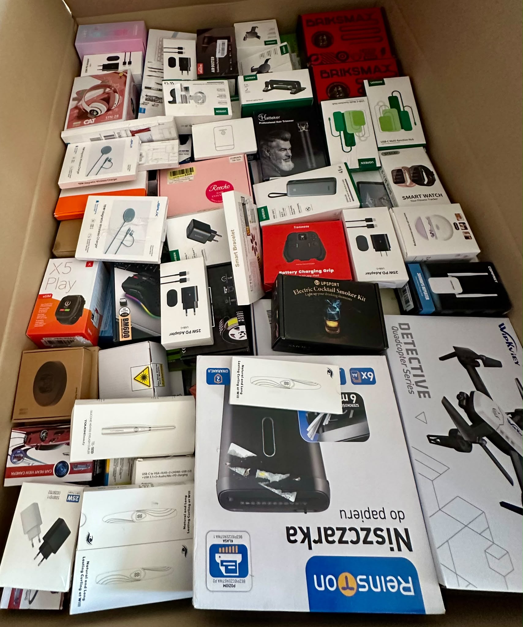 Box mixto de liquidación (1/2 pallet) 90% grado A 10% grado B (consultar disponibilidad)