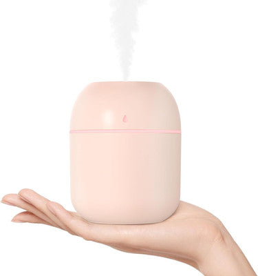 Mini Humidificador con Aroma · Rosa